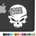 Ford Boss 302 Badass Skull Decal